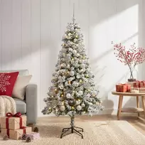 Dirbtinė Kalėdų eglutė su burbulais 120 cm 150 LED Šilta balta