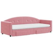 Sofa-lova vidaXL, 80x200 cm, rožinė