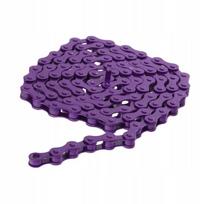 7colors Vienos pavaros dviračio grandinė Fixed Gear Track Bmx Single Speed Violetinė 1/2" x 1/8"