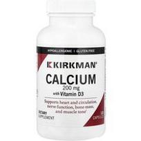 Kirkman Labs, Kalcis su vitaminu D3, 120 kapsulių