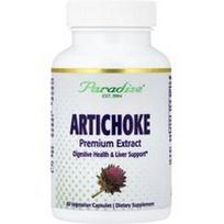 Paradise Herbs, Artišokas, 60 vegetariškų kapsulių (250 mg vienoje kapsulėje)