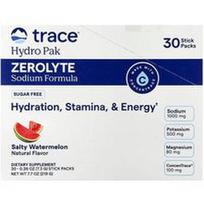 Trace, TM Sport, ZEROLyte, elektrolitų gėrimų mišinys, sūrus arbūzas, 30 pakelių po 7,3 g (0,27 uncijos)