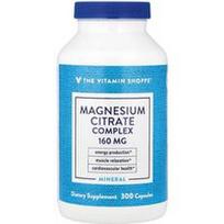 The Vitamin Shoppe, Magnio citrato kompleksas, 160 mg, 300 kapsulių