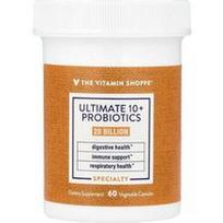 The Vitamin Shoppe, 10+ geriausių probiotikų, 20 milijardų KFV, 60 augalinių kapsulių
