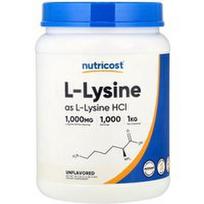 Nutricost, L-lizinas, be skonio, 35,7 uncijos (1 kg)