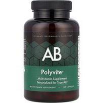 D'adamo, Polyvite® AB, multivitaminų papildas, 120 kapsulių