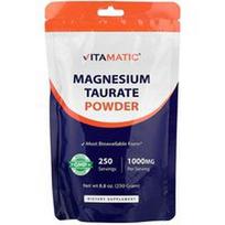 Vitamatic, Magnio taurato milteliai, 8,8 uncijos (250 g)