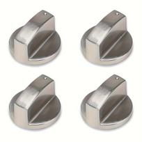 Dujinės viryklės rankenėlės, metalinės, 6 mm, 4 vnt.