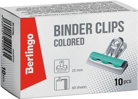 Berlingo Buldog klipai 25 mm, 10 vnt., spalvoti