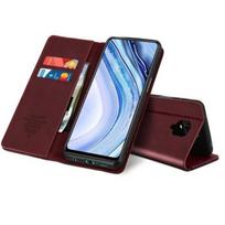 Redmi Note 9S/9 Pro/9 Pro Max Vintage Kortelės laikiklis CaseMe Bordo
