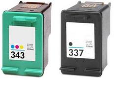 Kasetė rašaliniams spausdintuvams Analoog tintide komplekt HP 337 Black + HP 343 TriColor
