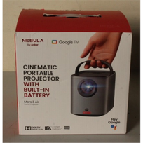 IŠPARDAVIMAS. Anker Nebula Mars 3 Air Google TV Projector with Built-In Netflix | Full HD (1920x1080) | 400 ANSI lumens | Black | PAŽEISTA PAKUOTĖ AS DEMO | Wi-Fi | D2325212SO