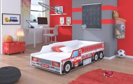 Vaikiška lova Fire Truck, 160x80cm