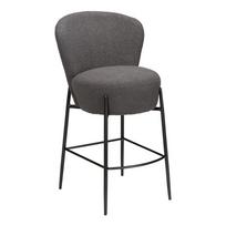 Pilkos spalvos baro taburetė (sėdynės aukštis 68 cm) Orbit – DAN-FORM Denmark