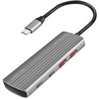 Hub USB3.2 Gen2, 2xUSB A, 2x USB-C, PD, 100W