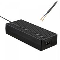Akyga įkroviklis AK-EV-09, 100-240V, 54.6V, 2A, 110W, IEC C8, IP20, 1m, OVP, OCP, OPP, SCP, LED indikatorius, ABS, juodas