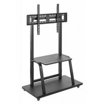 Art mobilus TV stovas STO S-13, 37-100'', 150kg, VESA 800x600, plienas, juodas, reguliuojamas aukštis, lentyna