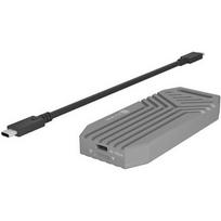 Icybox SSD korpusas IB-1919M-C42 61113, 40Gbit/s, M.2 2280, NVMe, USB4 Type-C, aliuminis, sidabrinis, keitimas įjungus, Windows