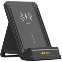 Ulefone Belaidis įkroviklis WCS01 UF-WCS01, 50 W, 5 V, 3 A, 1x USB Type-C, Qi, Stovas, Indukcija, Juodas