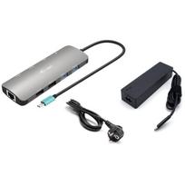 Stacja dokująca USB-C Metal Nano 2x Display Docking Station Power Delivery100W + Charger 100W