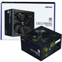 Zalman maitinimo blokas ZM500-LX3, 500W, ATX, 200-240V, 50/60Hz, 80 PLUS, aktyvusis PFC, 12cm ventiliatorius, HDB, juodas