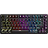 Savio Belaidė mechaninė žaidimų klaviatūra Phenix SAVGK-PHENIX YELLOW, 82 klavišai, Gateron Yellow Pro, ABS, RGB, 2.4 GHz