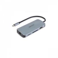 Dicota USB šakotuvas D32062, 8 prievadai, 4K, 100W, HDMI, RJ-45, USB-C, USB-A, SD, microSD