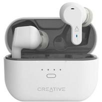 Creative Labs ausinės Zen AIR PRO 51EF1090AA000, 9h, 60mAh, 500mAh, 33h, 10m, 20Hz-20000Hz, Bluetooth 5.3, USB-C, IPX5, ANC, balta