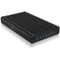 ICY BOX IB-2817MCL-C31 dokinimo stotis 2x NVMe SSD, 10Gbit/s, USB Type-C, M.2, klonavimo funkcija, aliuminio korpusas