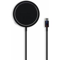 Bmw indukcinis įkroviklis BMCBMSPLK BMW000636, 15W, 1x USB Type C, 12V, 3A, MagSafe, Qi, juodas, Apple/Samsung