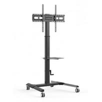 Techly mobilus TV vežimėlis ICA-TR228 364484, 32-70 col., 40 kg, 1 lentyna, 4 ratai, VESA 600x400, juodas