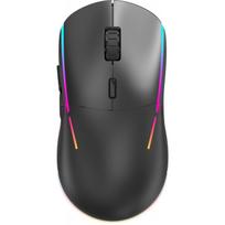 Yenkee žaidimų pelė YMS 3500BK SAMURAJ, 5000 dpi, 1000 Hz, 2.4 GHz belaidis, USB-C, 600 mAh, 6 mygtukai, RGB apšvietimas