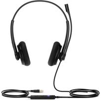 Yealink ausinės UH34 Lite Dual Teams 1308048, 20-20000Hz, 32Ω, 93dB, USB-A, laidinės, binaurinės, triukšmą slopinantis mikrofonas