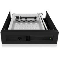 Icybox IB-2217StS kietojo diskų korpusas, 2,5", SATA III 6Gb/s, keitimas vietomis, aliuminis, rakinamas
