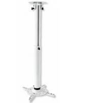 Techly Projektoriaus lubų laikiklis 022267, 50-77cm, 15kg, baltas, aliuminis, plienas, 360°, 30°, kabelių valdymas