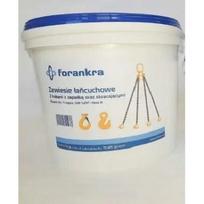 Forankra kėlimo grandinė 42070115W, 2,8t, 2,0m, 2 šakos, G80, sutrumpinta D8, saugos kabliai, kėlimas