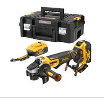 Dewalt akumuliatorinis kampinis šlifuoklis DCG406P2LRT-XJ, 18V, 125mm, 2x5,0Ah, M14, 9000/min, Li-Ion, TSTAK, profesionalus