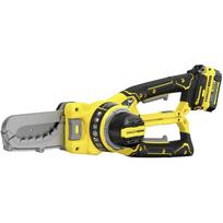 Stanley šakų žirklės SFMCPS515M1-QW, 20V, 30cm, 2.5-10cm pjūvis, automatinis grandinės tepimas, grandinės stabdys