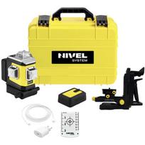 Nivel System Kryžminių linijų lazerinis nivelyras CLX3G, 3x360°, žalias spindulys, 30 m, Li-Ion 3,7 V, 1/4" 5/8", Bluetooth