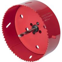 Wolfcraft vainikinis grąžtas WF5497000, 121 mm, bimetalas su HSS dantukais, mediena, gipso kartonas, plastikas, metalai, ašmenys