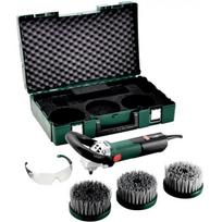 Metabo kampinis poliruoklis PE 15-25 Set 615250500, 870 W, 700-2500 aps/min, 3 diskiniai šepečiai 130 mm, rankena