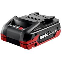 Metabo akumuliatorius 624974000, 18V, 4.0Ah, Li-HDX, be kontaktų, CAS suderinamas, įkrovimo lygio indikatorius