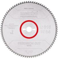 Metabo diskinis pjūklas 628058000, 315mm, 30mm, 84 dantys, kintamie dantys, 10° kampas, medienai