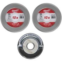 Milwaukee metalo pjovimo diskai 4932492888, 125mm, 1.0mm, 22.2mm, 21 vnt., FIX TEC veržlė