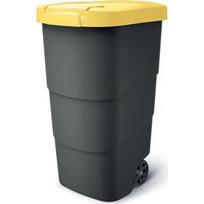 Prosperplast atliekų dėžė NBWB90-120C, 90l, geltona, patvari plastikas, nuimamas dangtis, lygūs vidiniai paviršiai