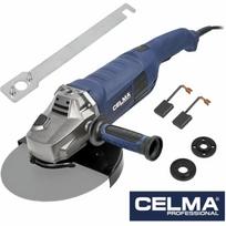 Celma kampinis šlifuoklis PRAg230GEO, 2500W, 230mm, profesionaliai statybai ir pramonei, metalui, akmeniui, betonui