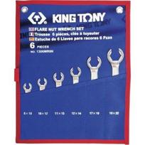 King Tony veržliarakčių rinkinys 1306MRN, 8x10 mm, 10x12 mm, 11x13 mm, 12x14 mm, 17x19 mm, 19x22 mm, 6 vnt.