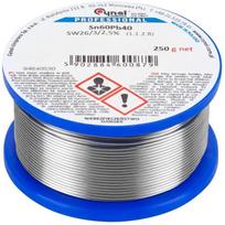 Cynel litavimo viela WG-01X-01-1-200-4, 2,0 mm, 250 g, Sn60Pb40, kieta ant ritės