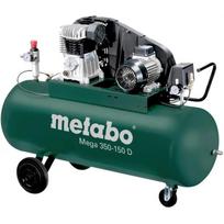 Metabo oro kompresorius Mega 350-150 D 601587000, 2.2 kW, 150 l, 10 bar, 220 l/min, 380-412 V, alyvuotas, V diržo pavara, mobilus