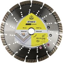 Klingspor Deimantinis pjovimo diskas 325045 DT 900 U, 230mm, 22.23mm, 6650 aps/min, statybinės medžiagos, betonas